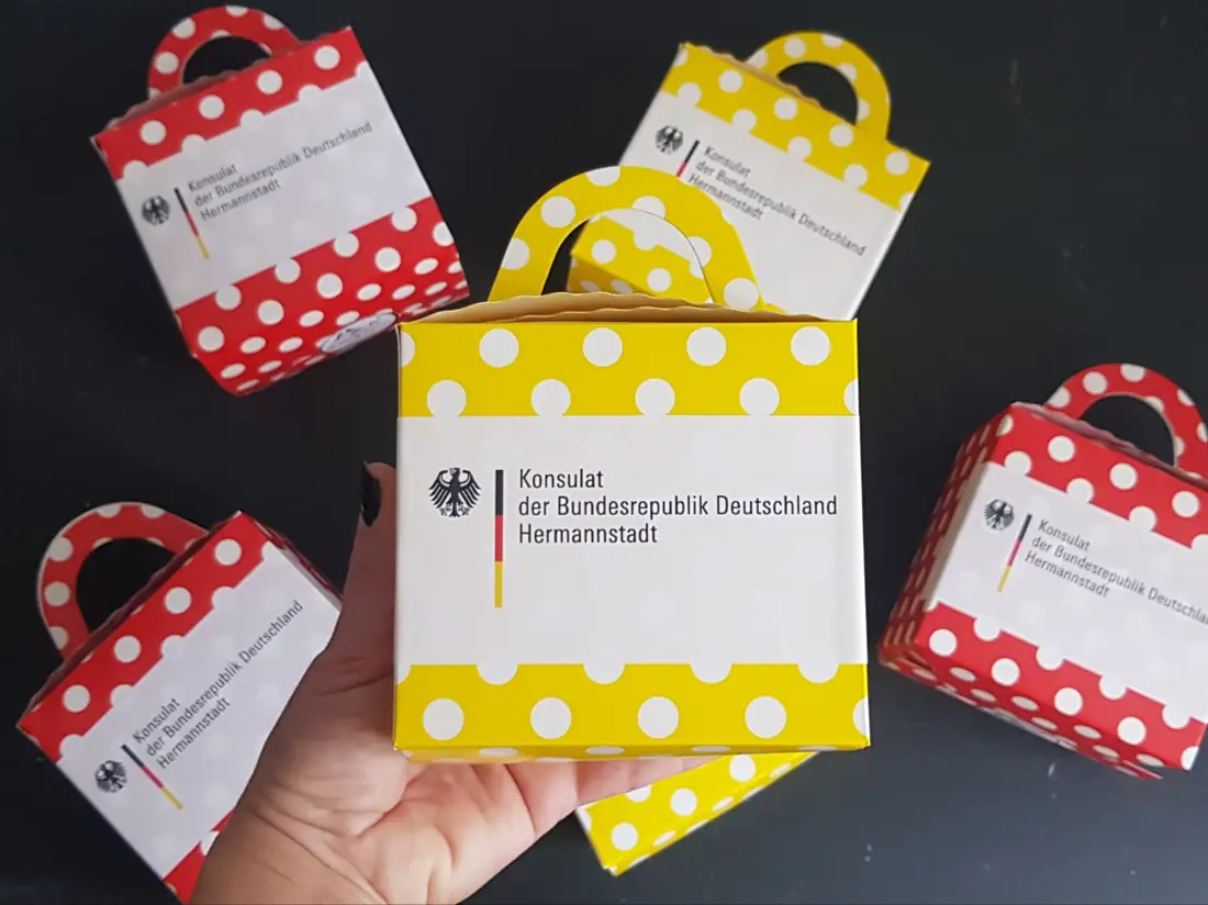 Personalized gift boxes for the German Consulate in Sibiu