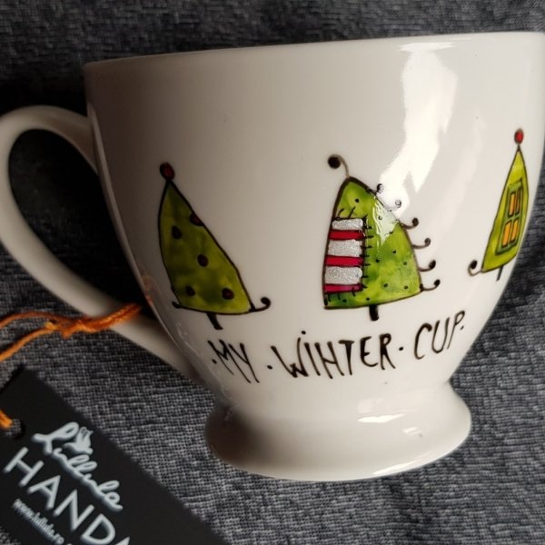 My Winter Cup – clasic, cană pictată manual