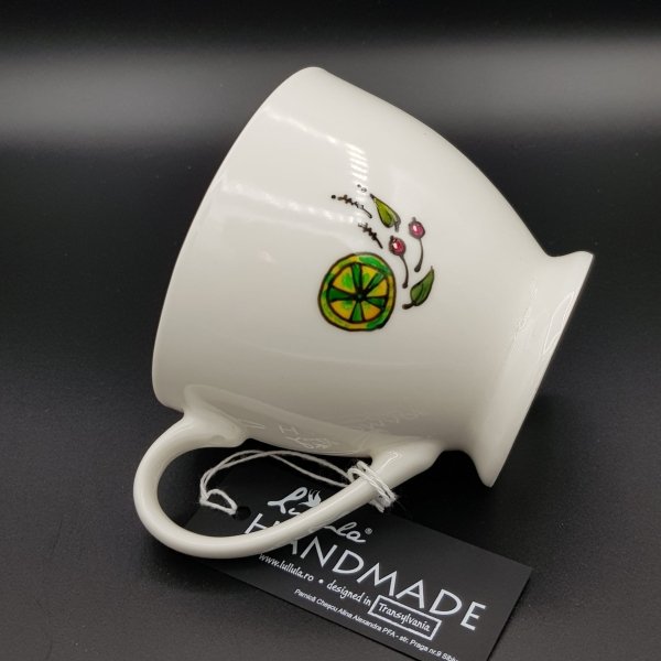 Cană „HOT tea”, pictată manual