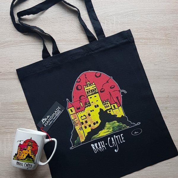 Traistă neagră Castelul Bran